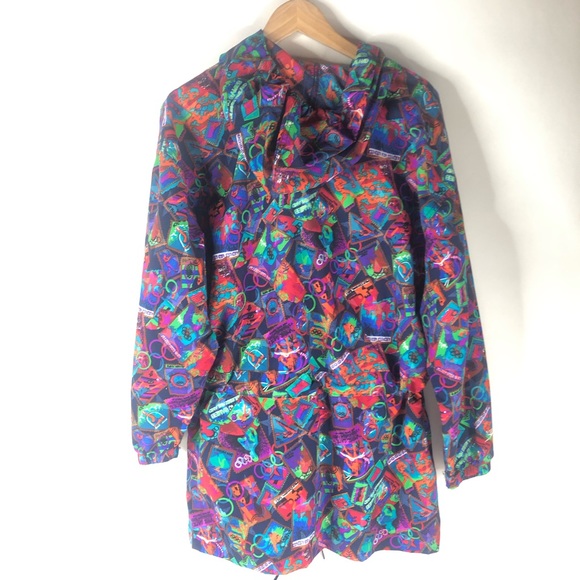 Speedo VTG 90’s Atlanta Olympic Games Collection Women’s Windbreaker Size Medium - Picture 11 of 12